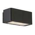 Eurofase Outdoor Modern LED Wall Sconce, 4-Light, 385 Lumens, Graphite Grey 31581-028